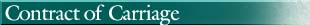 Contract of Carriage